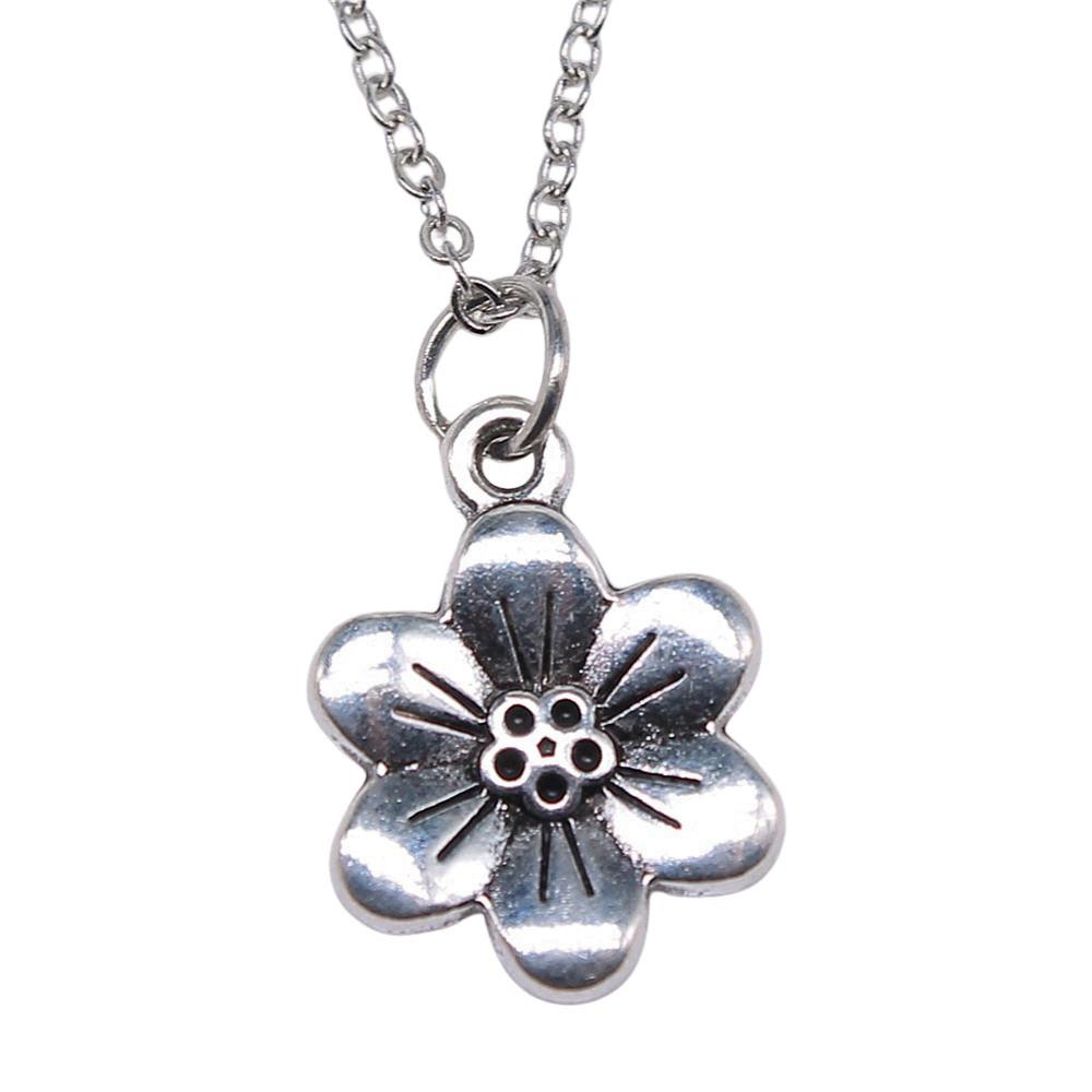 Tree Of Life Pendant Heart Necklace Nature Love Symbol Jewelry 40cm Short Chain
