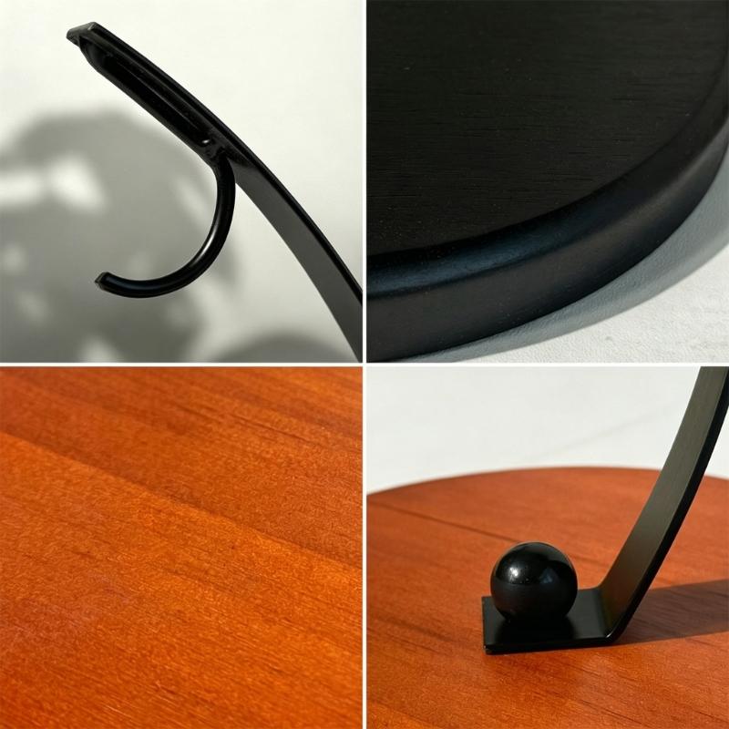 Elegant Double Tone Banana Hook Craft Of Solid Wood For Wall Mounting Or Tabletop Display In Modern Homes