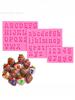 3D Buchstaben Schablone Silikonform Schokoladenkuchenform DIY Fondant Druckform Für Küchenbacken