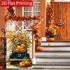 2D Flat, 2D Flat Thanksgiving Hello Autumn Pumpkin Truck Garden Flag_2 (1)- Outdoor Garden Flag Double-sided Home Decoration Courtyard Decoration Outd