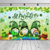 St. Patrick Photography Backdrop Irish Green Shamrock Gold Coin Lucky Pub Background Festival Party Decor Photo Banner Booth8