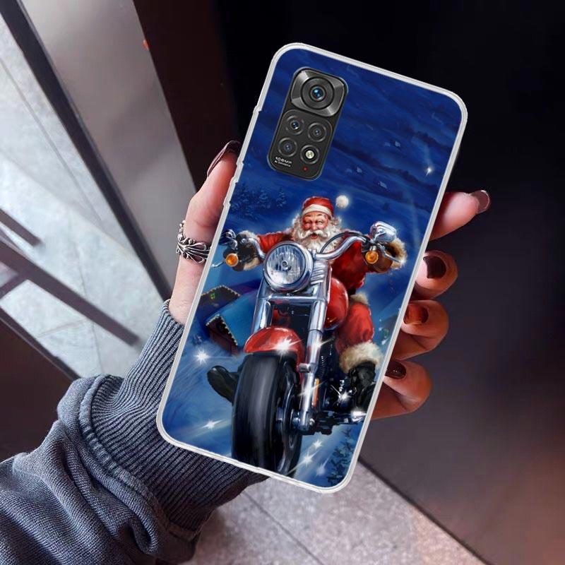 Christmas Santa Claus Present Phone Case for Xiaomi Redmi Note 15 14 14S 13 12 12S 11 Pro Plus 11E 11T 11S 10S 5G Soft Cover Fun