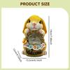 , Easter Bunny Figurine, Collector's Item for Garden, Waterproof, Gift Patio Or Balcony,