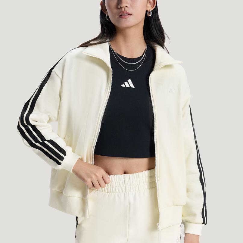 adidas 3-Streifen Strick Locker Bequem Lässige Jacke Damenjacke KS2817