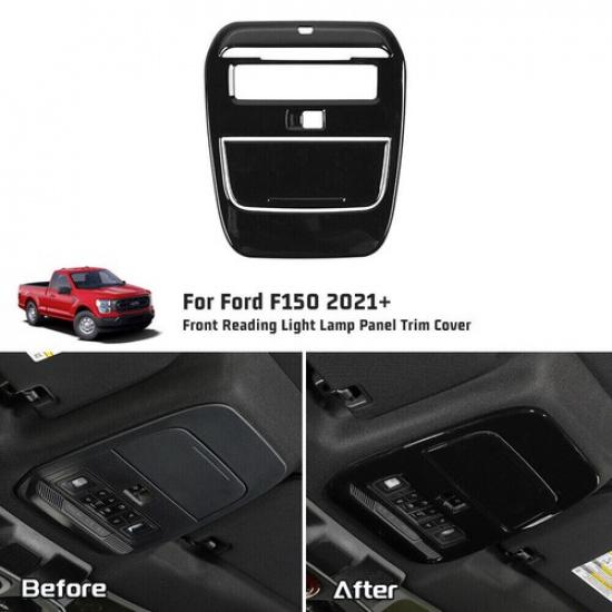 Gloss Top Roof Dome Light Reading Lamp Panel Decor Trim Cover For Ford F150 21+