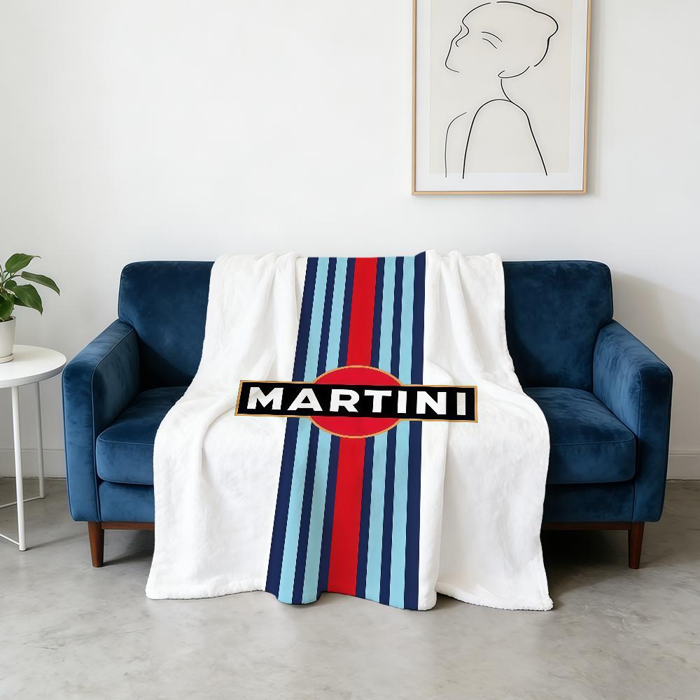 Decke Super Logo R-Racing-ES M-Martini Warm Bequem Plüsch Überwurf Coole Decke Kind Zuhause Sofa Schlafzimmer Geschenk