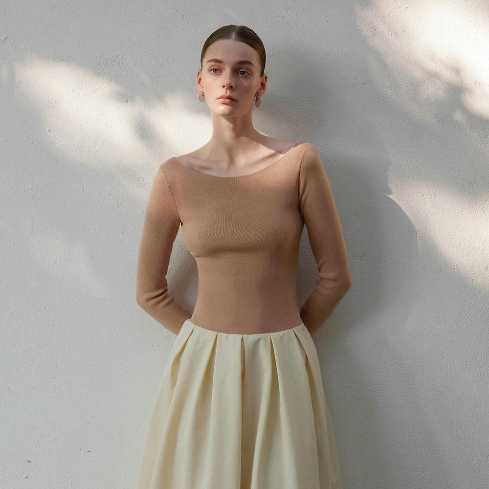 Waiwaiaiem Yy_Unique Matching Waist Dress_2Color