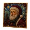Holiday Art Projects for Families Xmas Faux Pearl Kit, Santa Claus Reindeer Painting DIY Craft Kits Teens Sparkling 3D Festive Wall Kit Adults, Winter