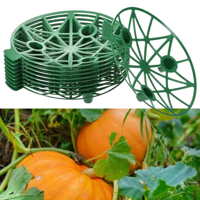 Watermelon Cradles 10 Pieces Watermelon Cradles Plant Supports Stackable Plant Growing Holder Rack for Squash Pumpkins