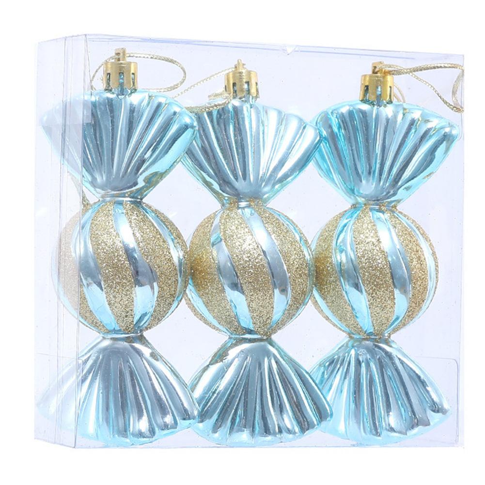 For Christmas Trees Colorful Holiday Decor Candy Shaped Ornaments Holiday Decorating As Shown Multi-Purpose Ornaments