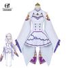 Re Life In A Different World From Zero Emilia Half-elf Girl Female Women Carnival Cosplay Costume Full Set
