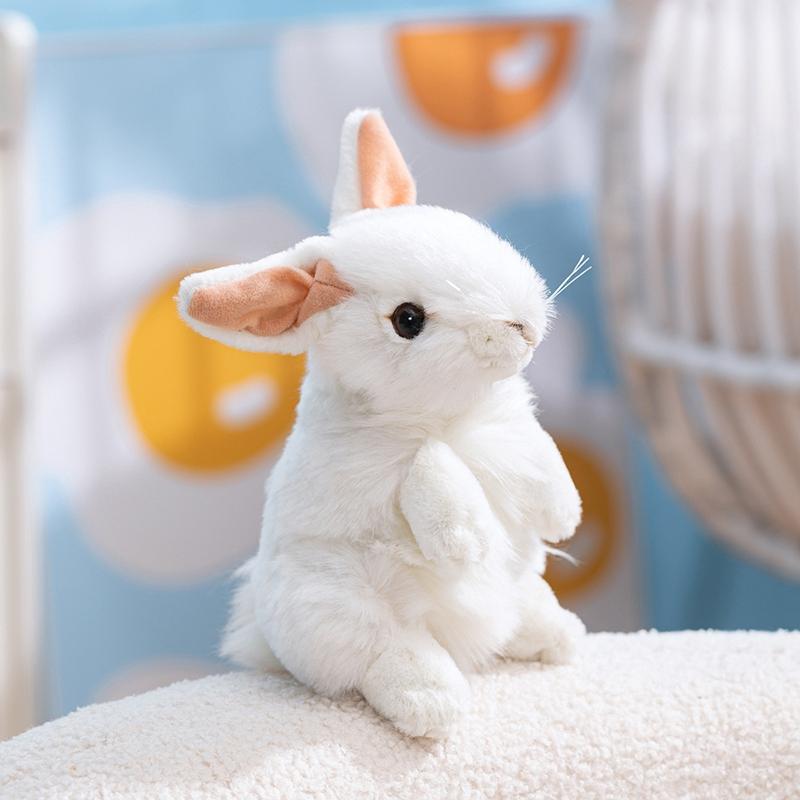 Cute Simulation Rabbit Plush Toy Baby Sleep Comfort Dolls Lovely Rabbit For Kids Girls Easter Bunny Gifts Christmas Birthday
