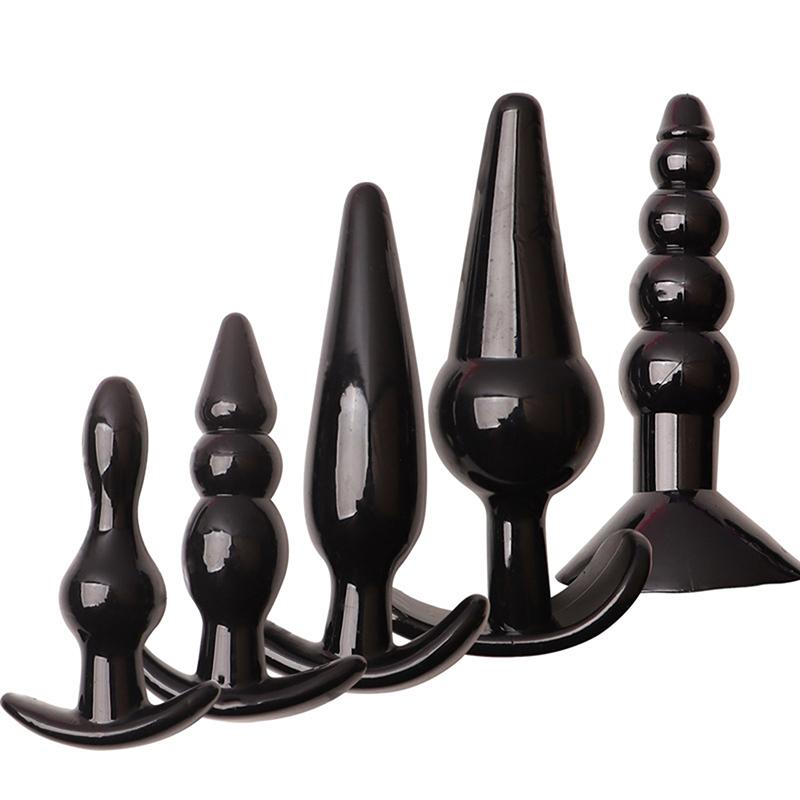 Butt Plug Set 4/5/6/9Pcs Different Shapes Anal Expander Prostate Stimulator Plug Anal Dilator for Adults Sexual Wellness Toys