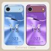 Gradient yellow letter M For iPhone 17 Air 16 E 15 14 13 Plus 12 mini 17 Pro Max 11Pro XR Xs X 7 8 11 Tempered Glass Phone Case
