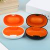 Portable Hearing Aid Hard Case Waterproof Hearing Aid Protective Storage Box Black For Outdoor Travel Hearing Aid Carrying Case