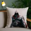 A-Assassins Creeds Cushion Cover Soft Short Plush Double-Sided Printing Home Decor Machine Washable Pillow Case Gift