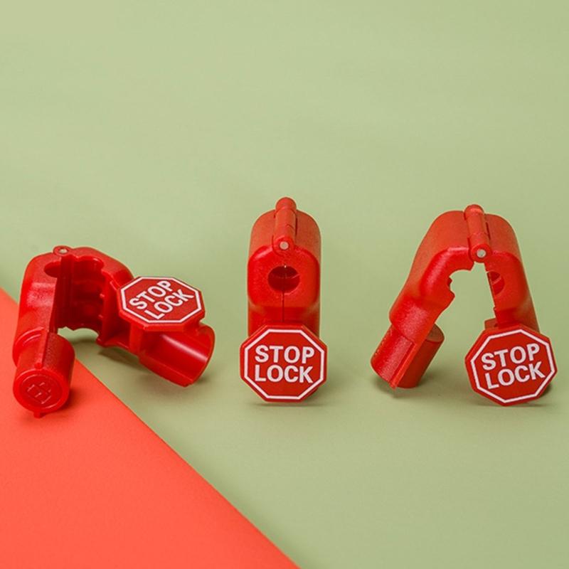 Universals 6mm Hole Anti Theft Hook Fasteners for Shelving Durability ABS Construction Easy Installation