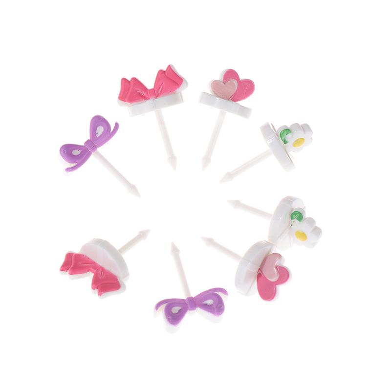 New Kids Fruit Picks Needle Stick Toothpicks Mini Creative Fruit Cake Dessert Food Forks Lunch Box Decor Bento Accessories