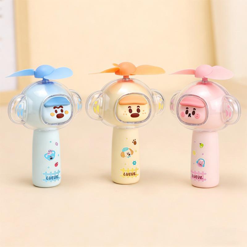 

Soft Cute Mini Handheld Fan - Safe Summer Cooling for Girls with Portable Soft Rubber Blades 3-speed [500mAh]