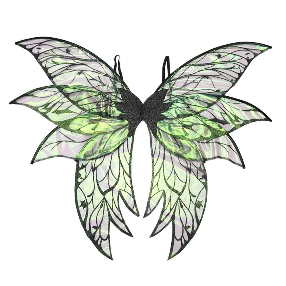 Iridescent Fairy Wings Layered Silhouette Angel Wings Dress Up Wings for Children and Adults