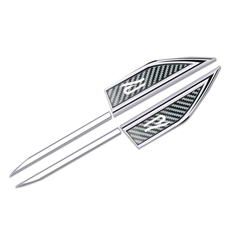 Car Body Fender Side Metal Chrome Zinc Alloy Knife Side Emblem 3D Sticker For VW Volkswagen Golf 8 MK8 Accessories S22