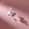 925 Sterling Silver Vintage Earrings For Women Trendy Simple Bump Flower Earring Jewelry Prevent Allergy Party Accessories Gift