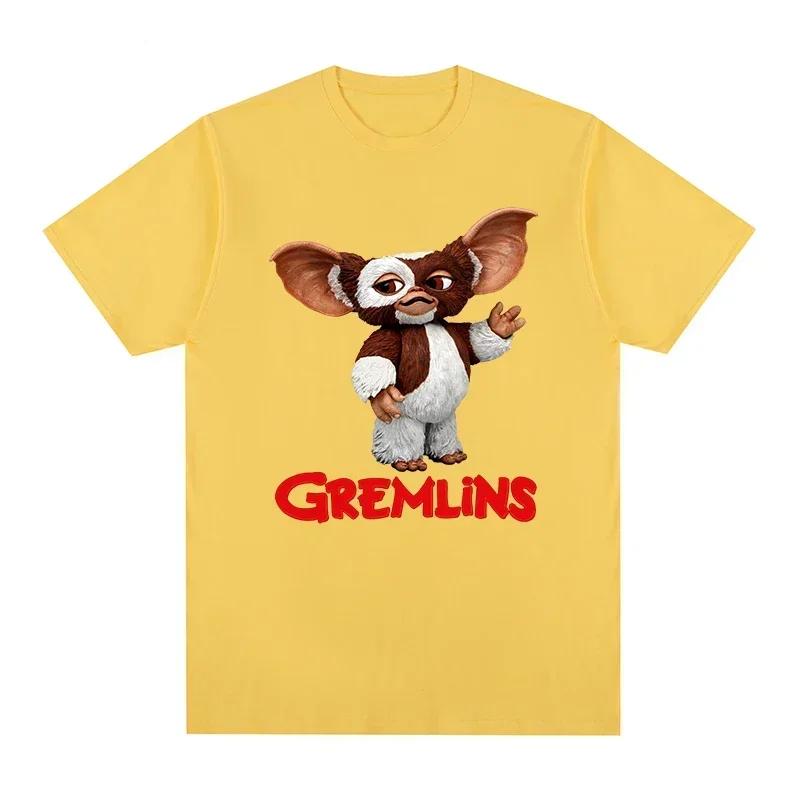 

Gremlins Gizmo Kawaii Men T-shirt Women Crew Neck T Shirt New Tees Womens Tops Graphic T Shirts Women Clothing 4XL