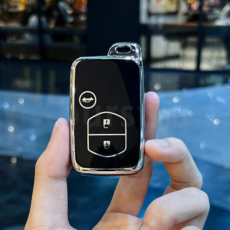 2/3/4 Button Shell Fob For Toyota Camry Prius Land Cruiser Prado 150 Crown For Subaru Foreste Xv Tpu Car Remote Key Case Cover