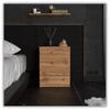 Loft Bedside Cabinet 40 Cm Oak Wotan Large Bedside Table Nakastlik For Bedroom