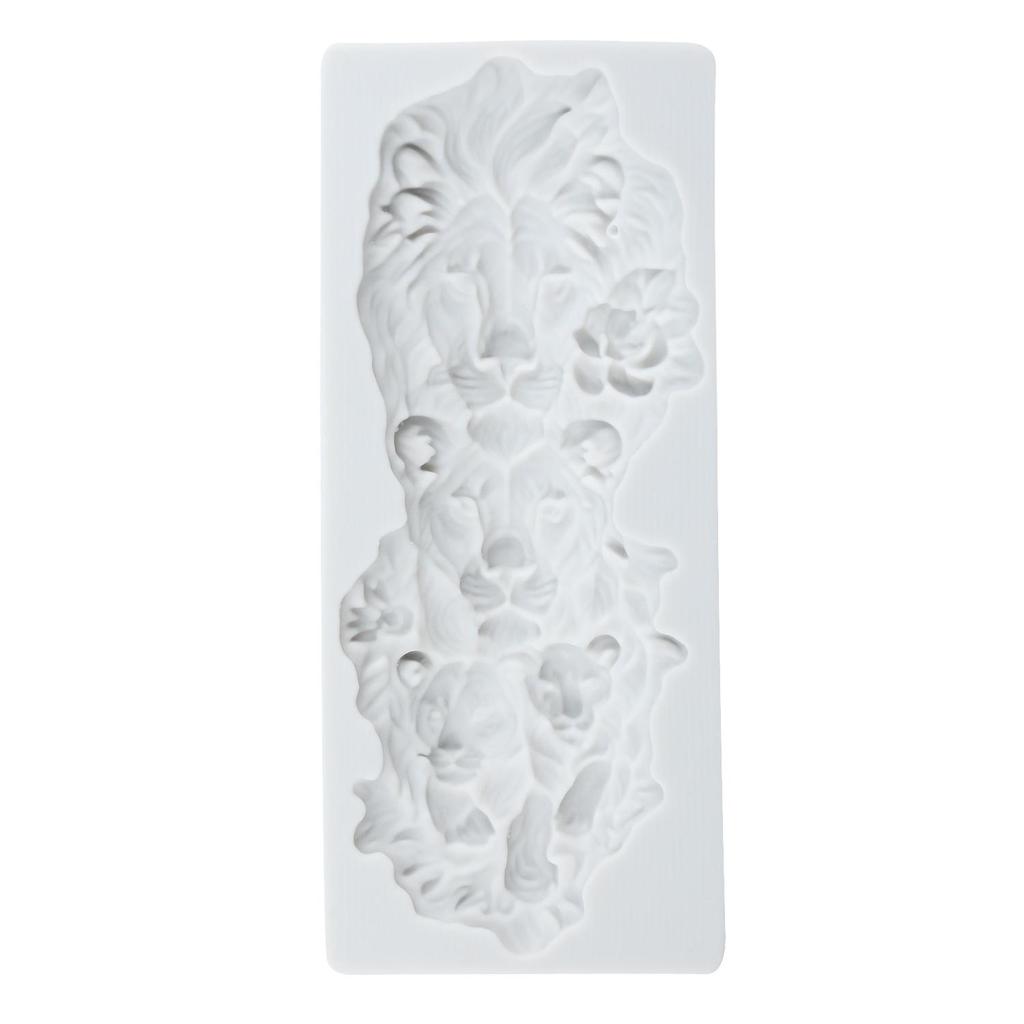 Lion Silicone Molds Lion Head Fondant Mold Cake Decorating Tools Cupcake Topper Candy Chocolate Gumpaste Mold