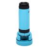 Portable Microscope, Blue LED Illuminated 60X To 180X Zoom Educational Portable Microscope with 4 Preloaded Specimen Slides, for Scientific Exploratio