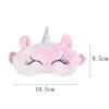 Mode 3D Eenhoorn Slapen Oogmasker Leuke Cartoon Geleidelijke Verandering Pluche Reizen Eyeshade Cover