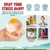 Funky Egg Squishy Ball - Clear Stress Relief Toy for Kids & Adults Anxiety Reducer, Squeeze Splat Sensory Fidget Toys