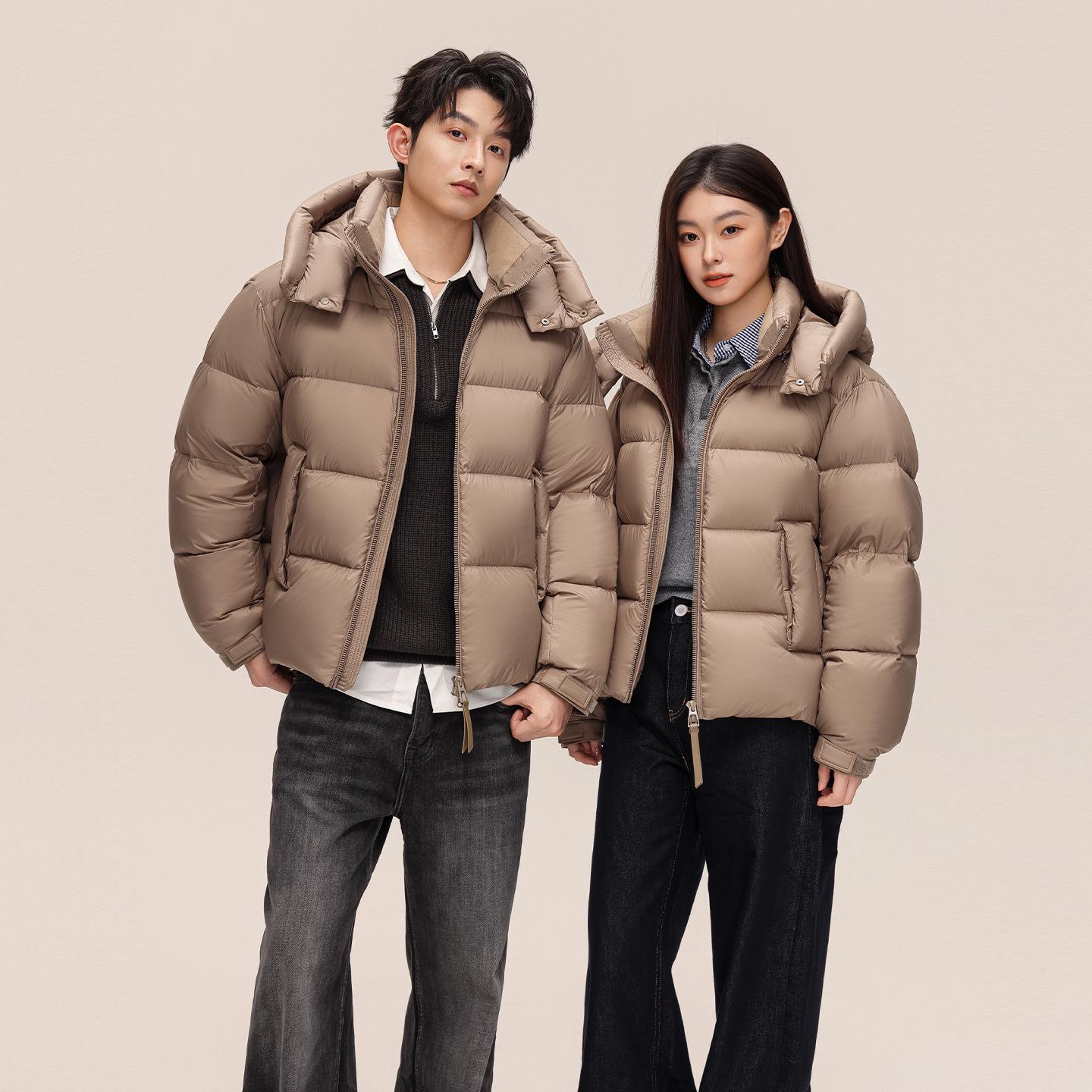 2025 Winter Couple s Thick Down Jacket for Men & Women – Warm Outdoor Fashion M