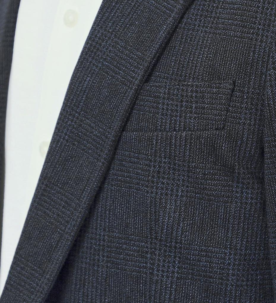 Edwin EDB804 Navy Glen Check Men's