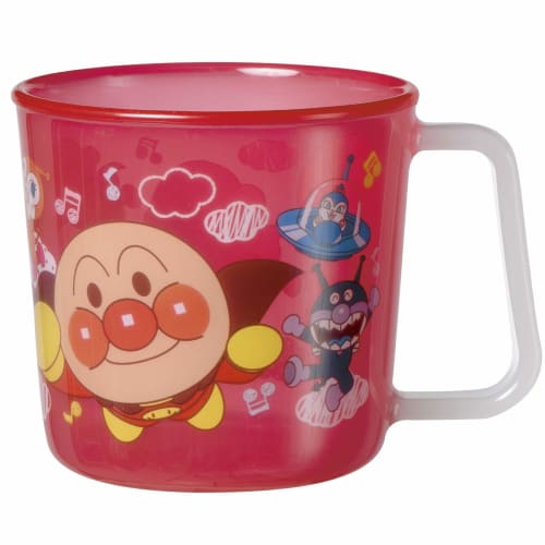 Anpanman Mug, Red (Picture Stays On)