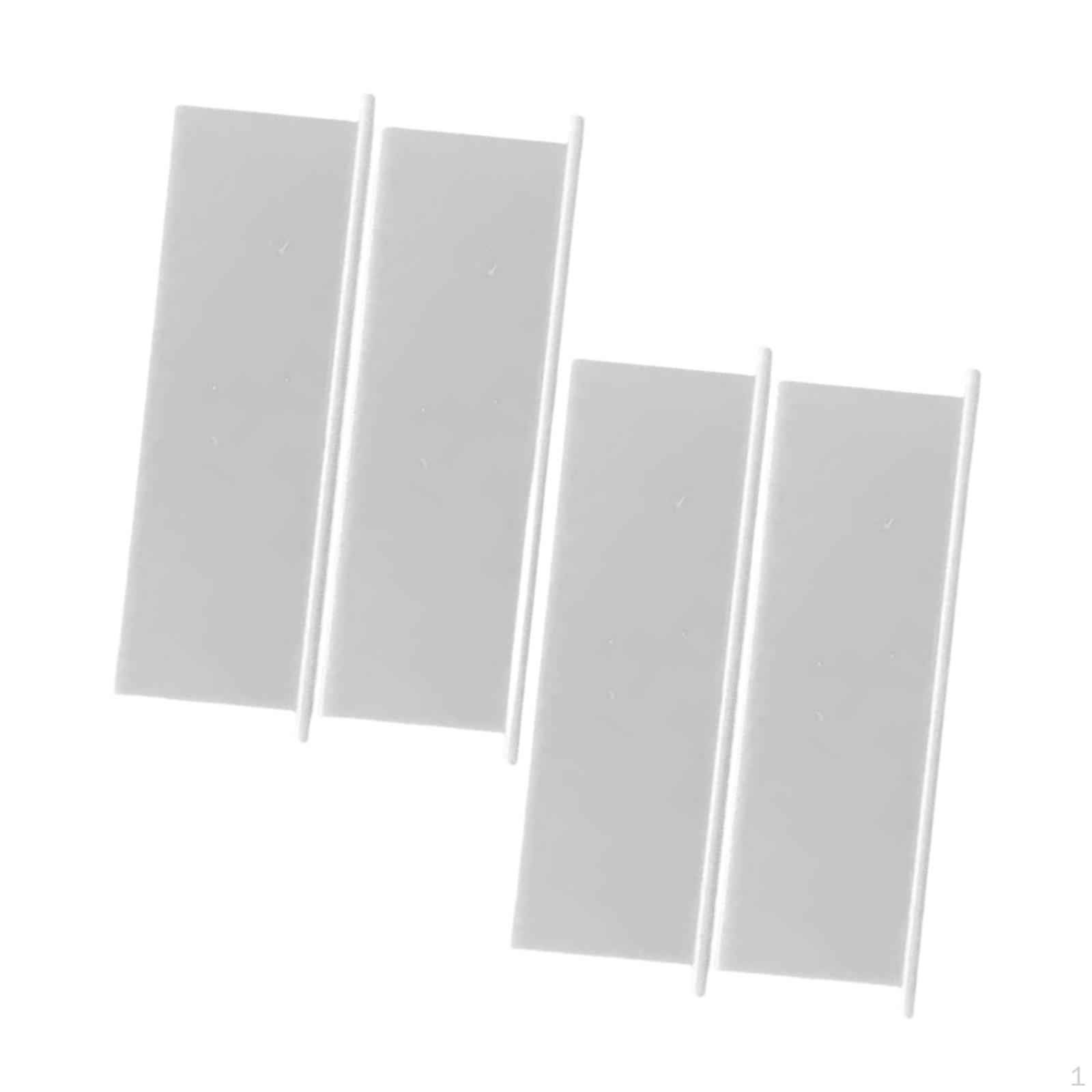 

4 штуки Крышка вентиляционного отверстия для отвода воздуха из сушилки Заслонки Детали Пыленепроницаемые Гладкие белый