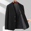 Mens Blazer Business Handsome Gentleman Korean Version of British Style Leisure Slim Solid Color Wedding Work Blazer