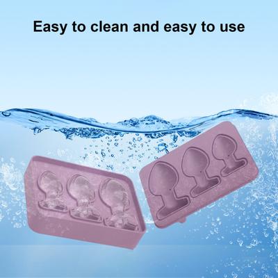 Silikon Iskubform Bricka Nyhet Form Iskubstillverkare Vuxen Prank Gåva Festtillbehör för Whiskey Cocktails Dryck Brandy Juice