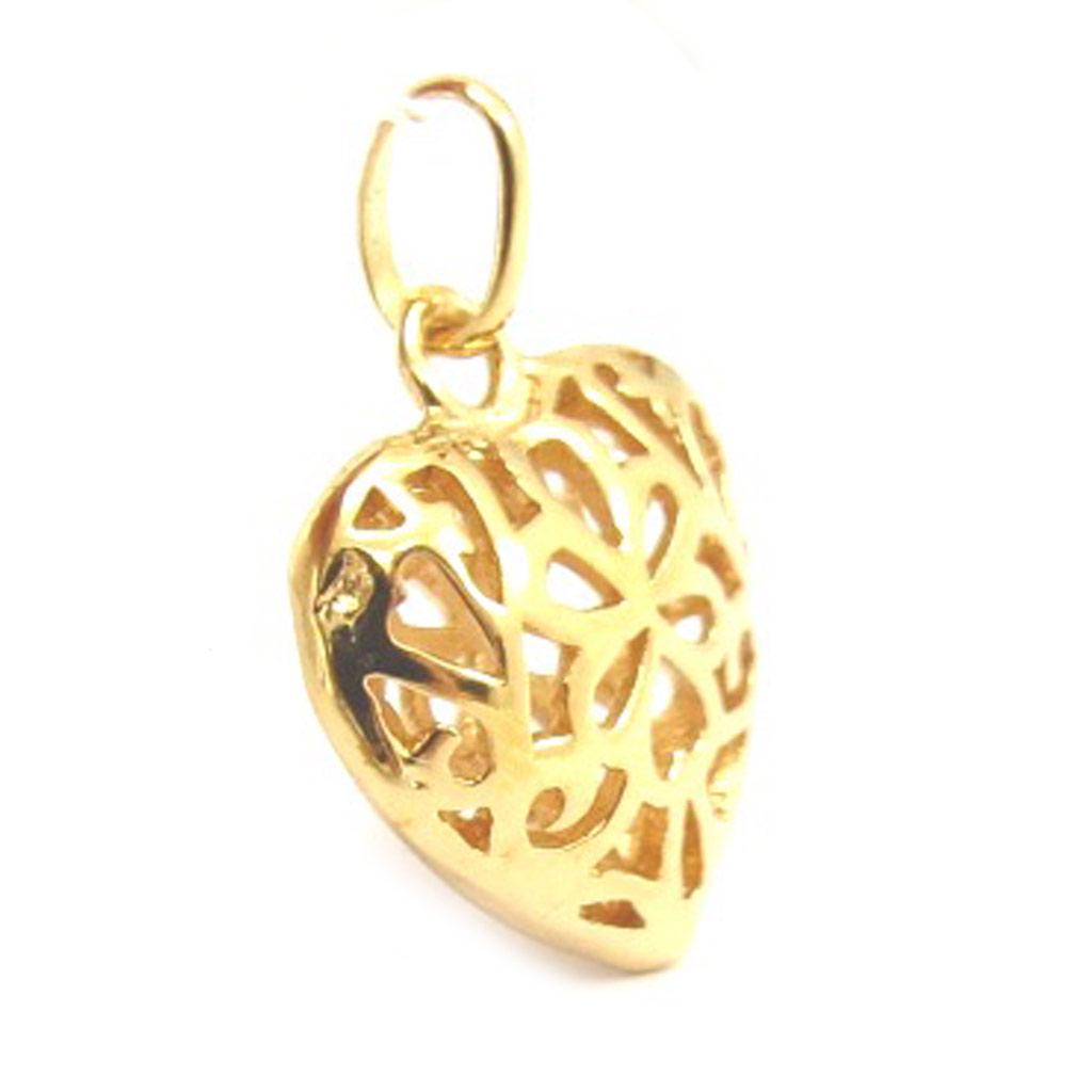 Les Trésors De Lily [G1627] - Gold Plated Pendant 'Love Choreography'