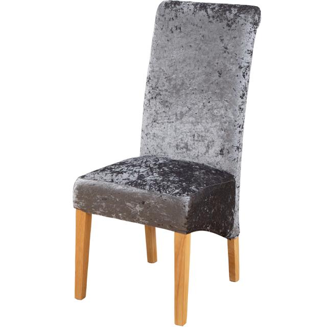 

Чехол на стул размера Xl с высокой спинкой, золотой блестящий бархатный эластичный чехол на стул для столовой, свадебного банкета, спандекс, чехол для домашнего декора XLarge(60-75cm)