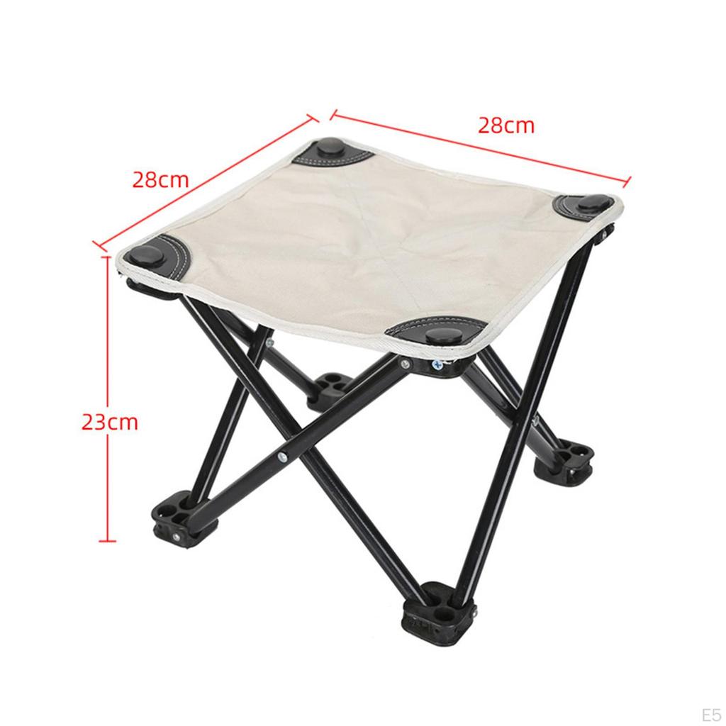 Camp Stool Foldable Camping Footrest for Adults Footstool Small Chair Collapsible