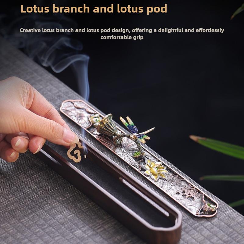 Enamel Creative Horizontal Incense Burner Home Indoor Tea Ceremony Incense Box Gift