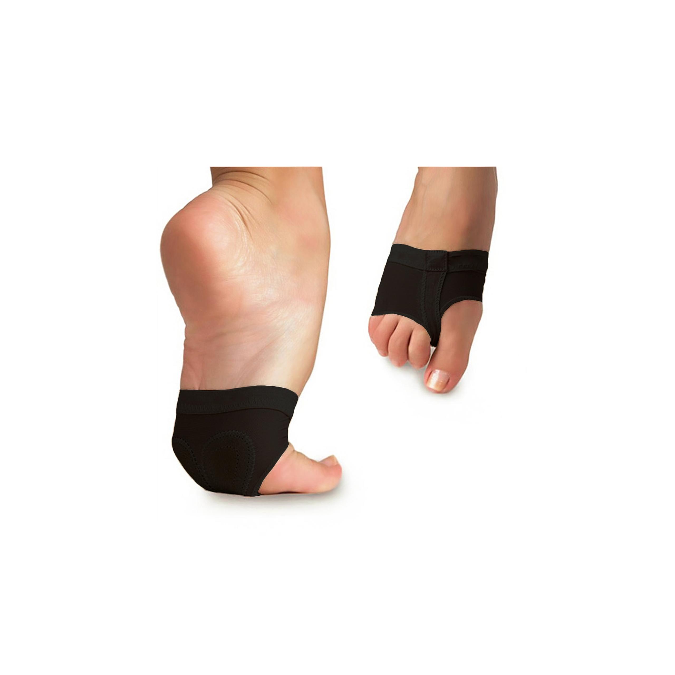 Arabesque Isadora – Half Shoes – Zwart – Ademend Gaas – Comfortabel – Voor Dans en Gymnastiek