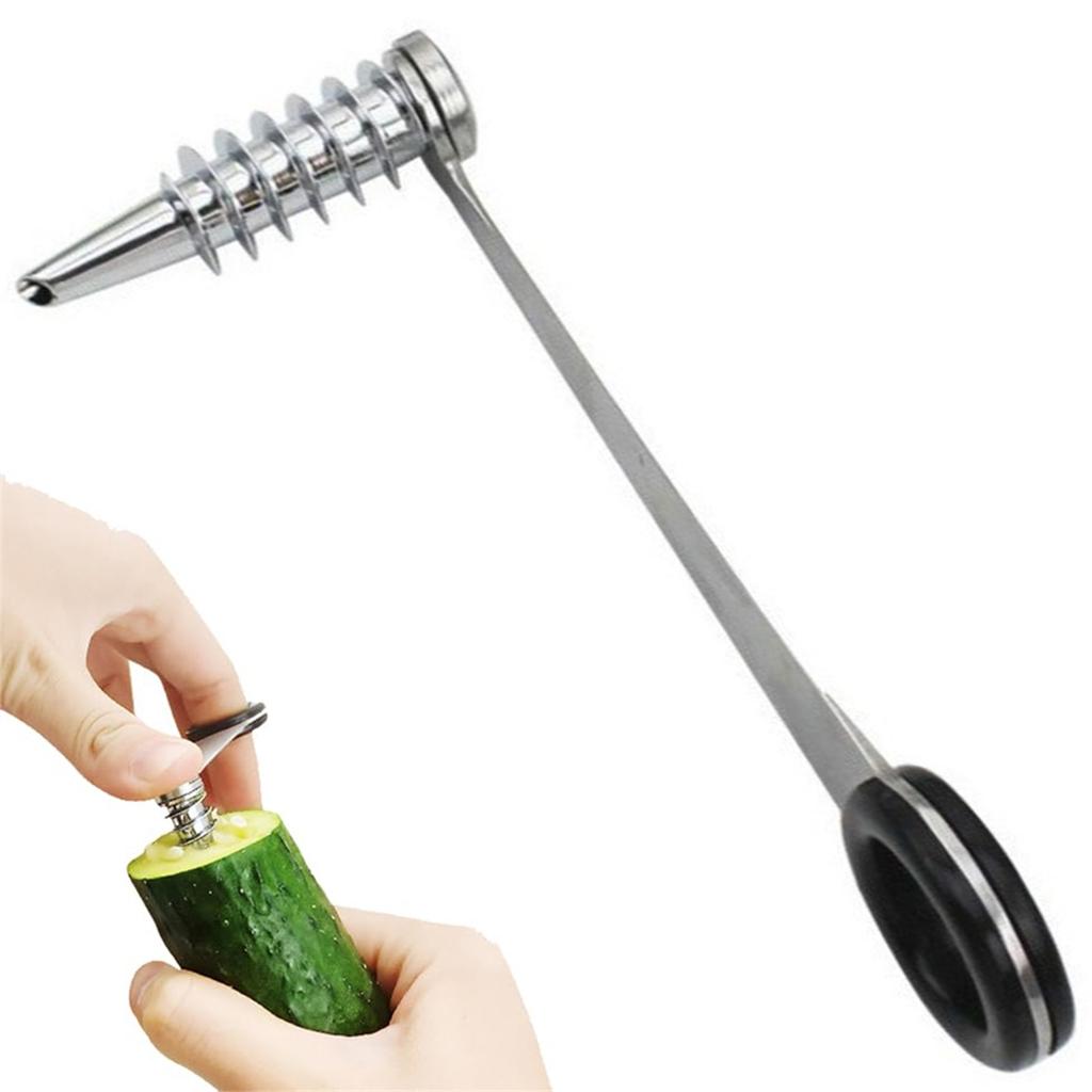 Portable Spiral Twisted Vegetable Slicer Cucumber Kitchen Accessories Tool Suitable for Family Dinners Barbecues