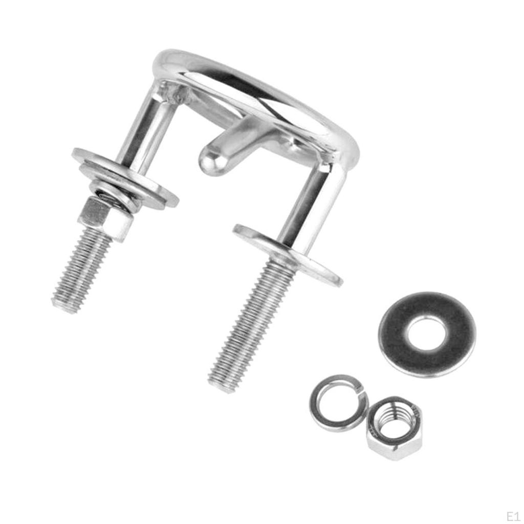 Marine Transom Mount Ski Tow Hook Yacht Water Skiing Boat Hardware 62mm Rope Pull