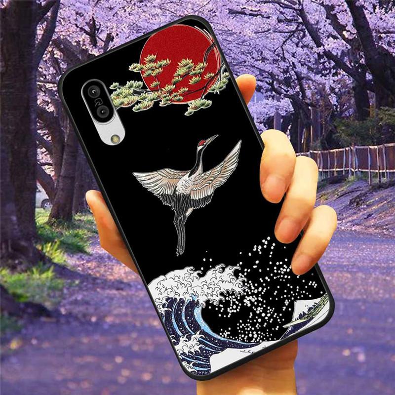 For Sharp Aquos Sense3 Case 3D Flower Relief Silicone Soft Emboss Cover For Sharp Aquos Sense 3 Lite Sense6 6 Luxury Cartoon