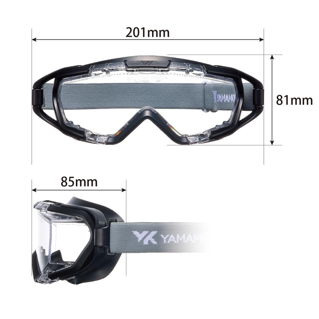 Yamamoto Kogaku Protective Fits Over 20x PAF Made In JIS UV Protection YG-1100 Goggles, Glasses, Durability, Anti-Fog, (Puff), Japan, Standard,