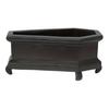 Halloween Casket Planter Gothic Plant Pot Resin Casket Flower Pot for Succulents Home Indoor Shelf Windowsill Decoration