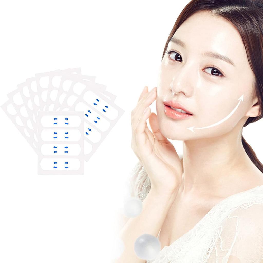 Lift-up Tape Strong Face Slimming Sagging Correction Ultra-thin Transparent 103 Pieces Included.